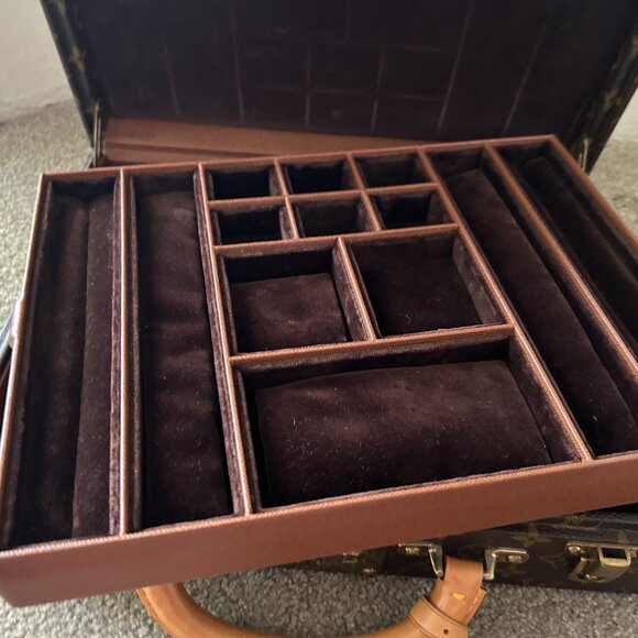 Louis Vuitton Monogram Jewelry Box Case Boite Bijoux - Picture 3 of 16